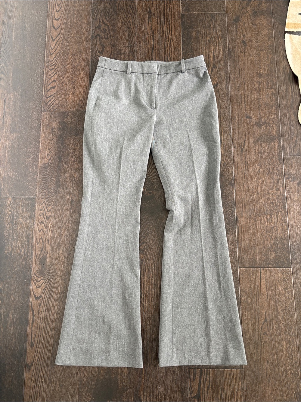 Abercrombie & Fitch Charcoal Boot-Cut Dress Pants